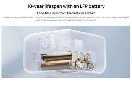 EcoFlow – RIVER 3 Plus Extra Battery (EB300 or EB600)