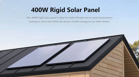 EcoFlow – 400W Rigid Solar Panel 2-Pack for Off-Grid Power