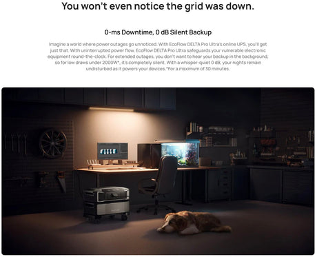 EcoFlow – DELTA Pro Ultra Inverter, 7.2kW-21.6kW, UPS, Solar-Ready