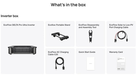 EcoFlow – DELTA Pro Ultra Inverter, 7.2kW-21.6kW, UPS, Solar-Ready