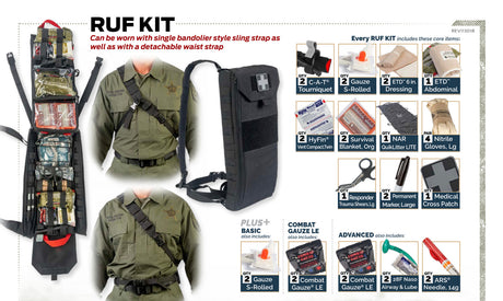 North American Rescue - RUF Trauma Aid Kit with IFAK Supplies