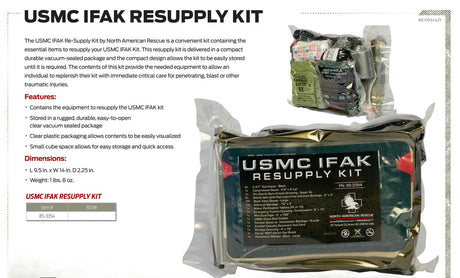 North American Rescue - USMC IFAK Resupply Kit