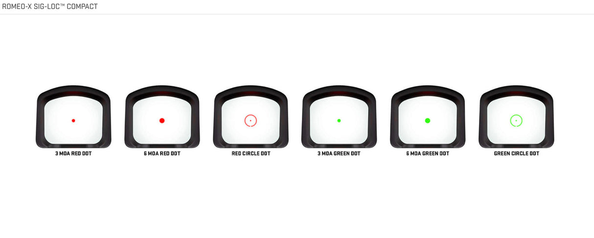 Sig Sauer - ROMEO-X SIG-LOC Compact 1x Pistol Red Dot