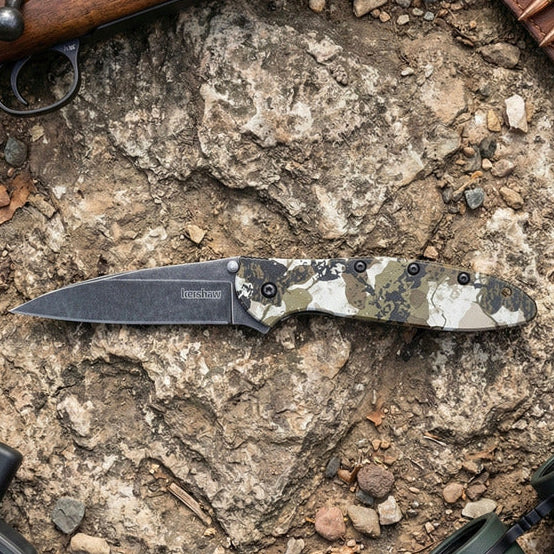 Kershaw - Leek 1660KC Assisted Folder XK7 Camo USA