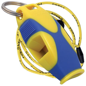 FOX 40 - SHARX Whistle with Lanyard - Yellow/Blue