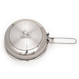 Pathfinder - 8" Folding Skillet and Lid, Stainless Steel