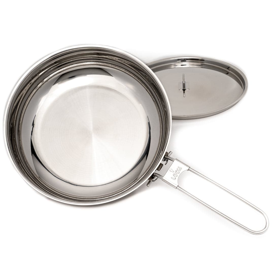 Pathfinder - 8" Folding Skillet and Lid, Stainless Steel