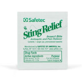 Sting Relief Wipe