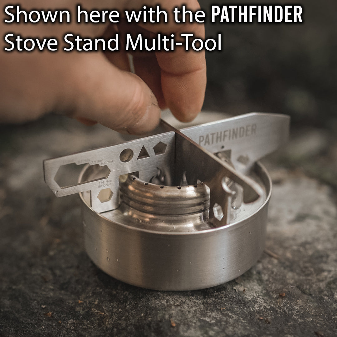 Pathfinder - Alcohol Stove, Stainless Steel, 4.5oz