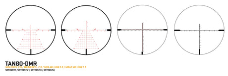 Sig Sauer – TANGO-DMR 5-30x56MM FFP Scope, MRAD/MOA, 34mm Tube