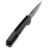 SOG - Terminus SJ, Folding Knife, 2.9" Clip Point Straight Point, G10 Handle, Titanium Nitride Finish, Blackout