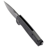 SOG - Terminus SJ, Folding Knife, 2.9" Clip Point Straight Point, G10 Handle, Titanium Nitride Finish, Blackout