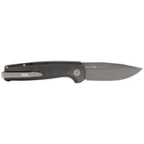 SOG - Terminus SJ, Folding Knife, 2.9" Clip Point Straight Edge, Carbon + Graphite