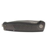 SOG - Terminus SJ, Folding Knife, 2.9" Clip Point Straight Edge, Carbon + Graphite