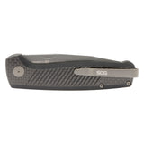 SOG - Terminus SJ, Folding Knife, 2.9" Clip Point Straight Edge, Carbon + Graphite