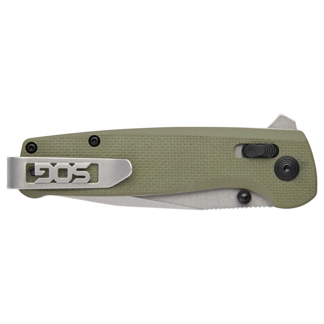SOG - Terminus XR, Folding Knife, 2.95" Straight Clip Point, Olive Drab Green