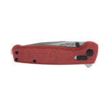 SOG - Terminus XR, Folding Knife, 2.95" Straight Clip Point, Crimson Red