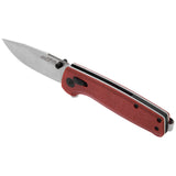 SOG - Terminus XR, Folding Knife, 2.95" Straight Clip Point, Crimson Red