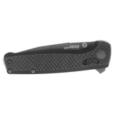 SOG - Terminus XR LTE, Folding Knife, 2.95" Straight Clip Point, Black G10 and Carbon Fiber Frame