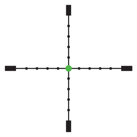 Trijicon - AccuPoint® 2.5-10x56 Riflescope, MIL-Dot Crosshair, Tritium / Fiber Optics Illuminated