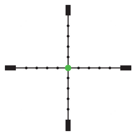 Trijicon - AccuPoint 2.5-12.5x42 Riflescope, Tritium / Fiber Optics Illuminated