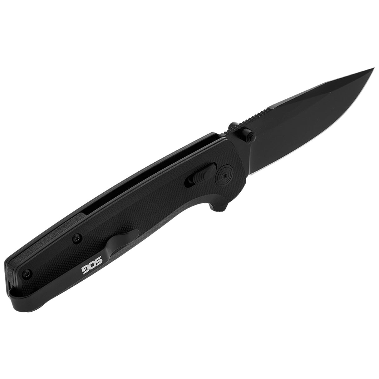 SOG - Terminus XR, 2.95" Folding Knife, Clip Point Straight Edge, G10 Handle, D2 Steel, Black