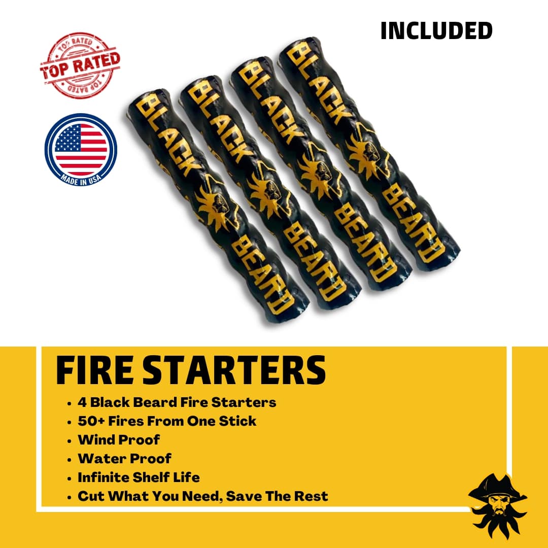 Black Beard Fire Starters - Pirates Plunder