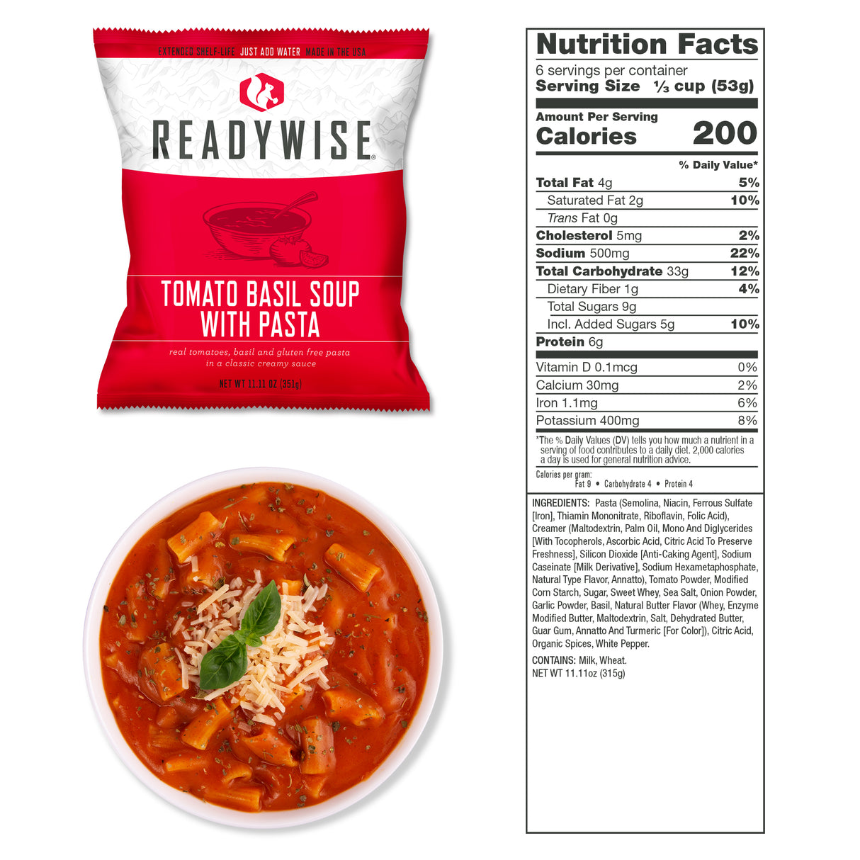 ReadyWise - 120 Serving Emergency Food Supply