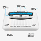 Midland - WR120 NOAA Weather Alert Radio With Alarm & Backup