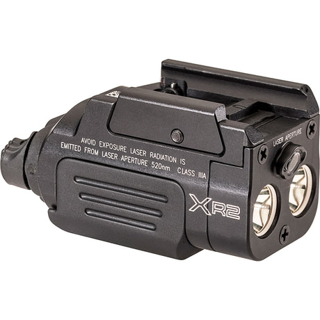 SureFire - XR2, Compact Rechargeable 800 Lumen Handgun Light + Laser Sight (Red or Green)