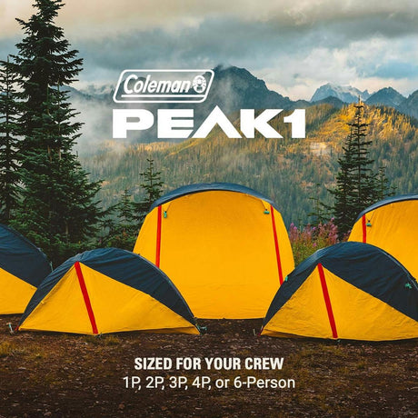 Coleman – PEAK1 6-Person Dome Tent with WeatherTec System