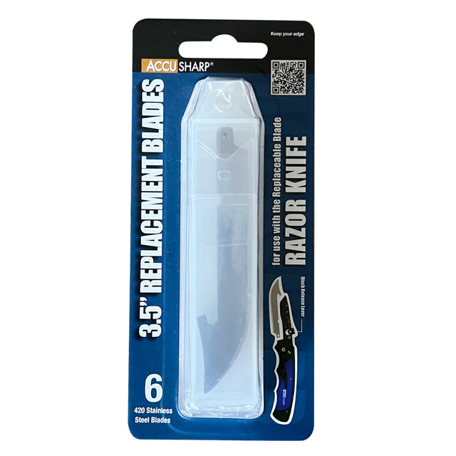 AccuSharp - Razor Knife Replacement Blades - Blue Card
