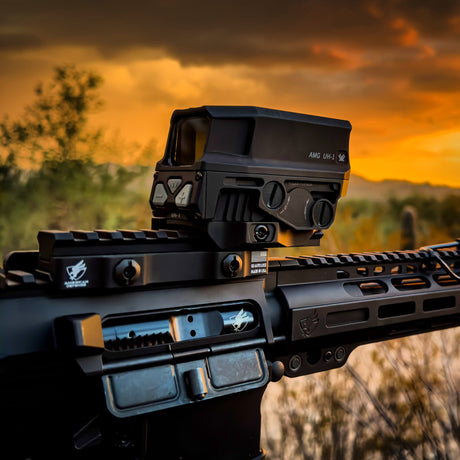 American Defense Mfg. - AD-1700-XLR Riser with Standard Lever - Black — view 3