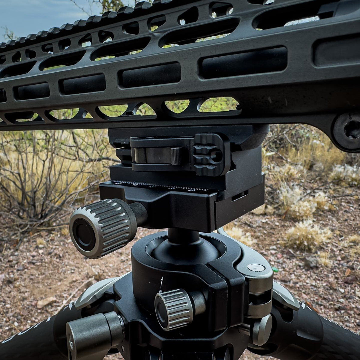 American Defense Mfg. - ARCA To Picatinny Tripod Adapter - Black