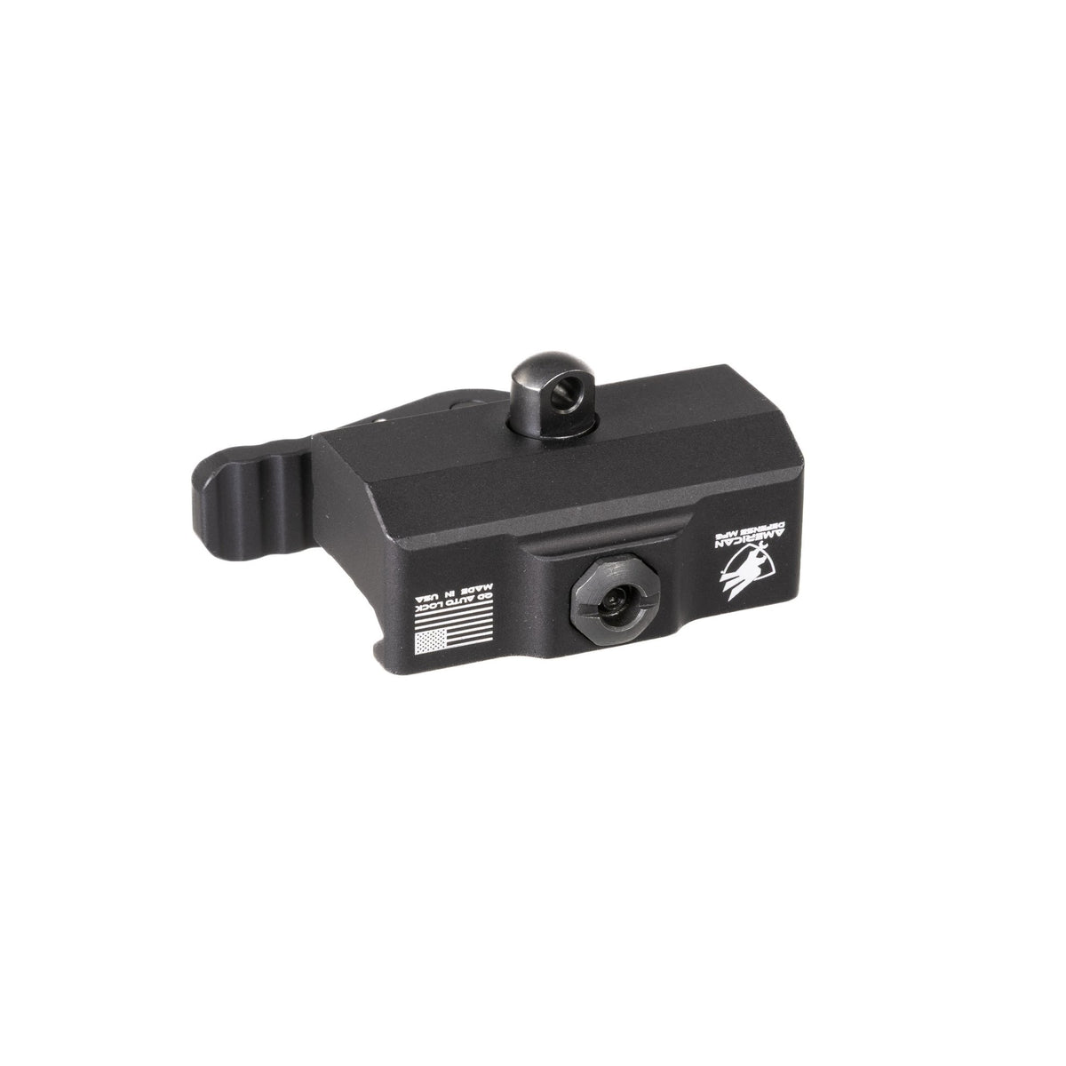 American Defense - Harris Bipod QD Mount, Standard Lever - Black