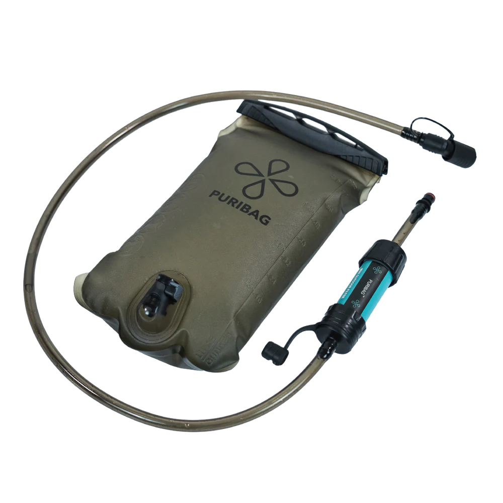 Puribag Water - Adventure Bladder (2 Liter Hydration Bladder + Micro Filter)