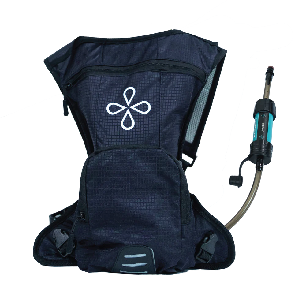 Puribag Water - Adventure Pack (Hydration Backpack + 2 Liter Hydration Bladder + Micro Pro Filter Kit)