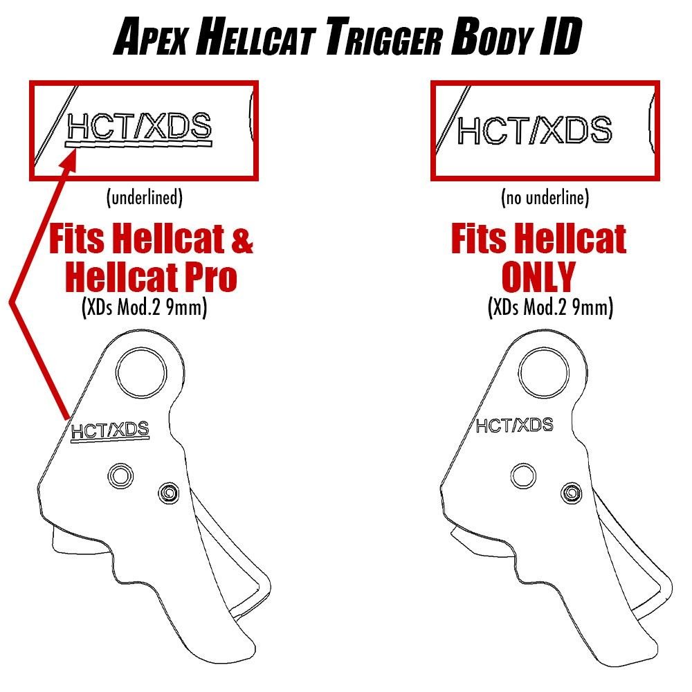 Apex Tactical - Action Enhancement Trigger Kit for Hellcat, Black — view 4