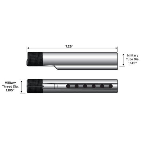ATI Outdoors - AR-15 Military Buffer Tube Assembly