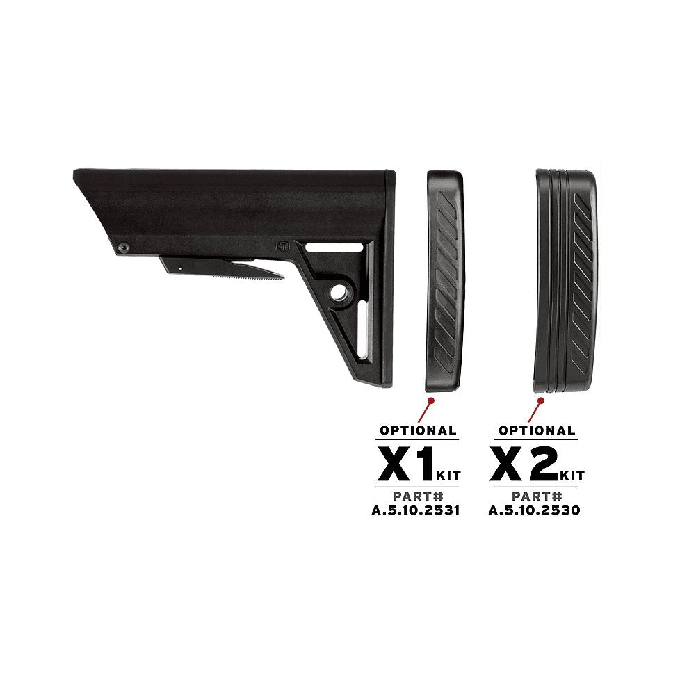 ATI Outdoors - TactLite GEN2 AR-15/AR-10 Mil-Spec Stock - Black