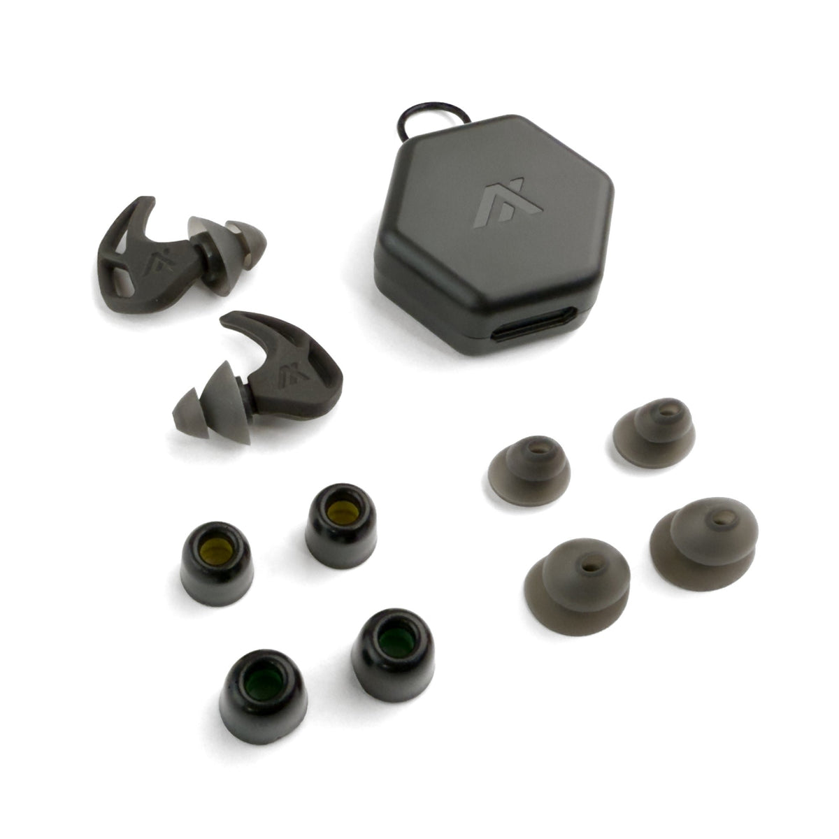 AXIL - X20 Earplugs in Slate Green