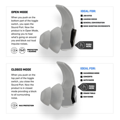 AXIL - X30i Earplugs in Desert Tan