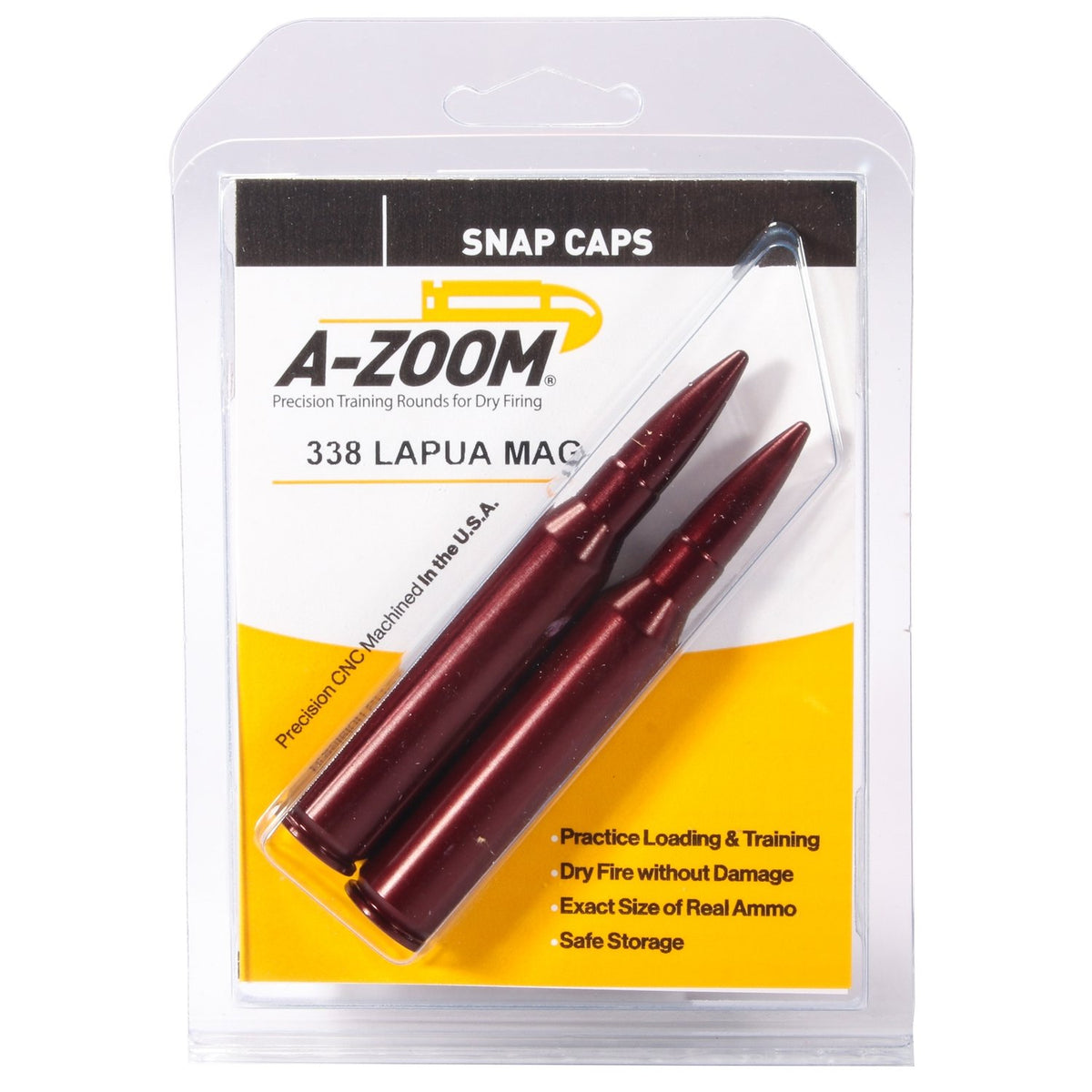 A-Zoom - Rifle Snap Caps for 338 Lapua Mag