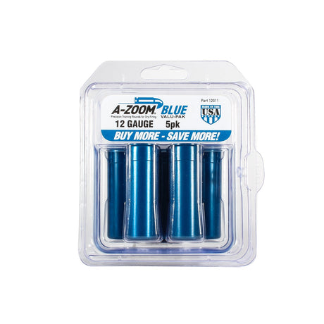A-Zoom - 12 Ga Blue Snap Caps, 5-Pack