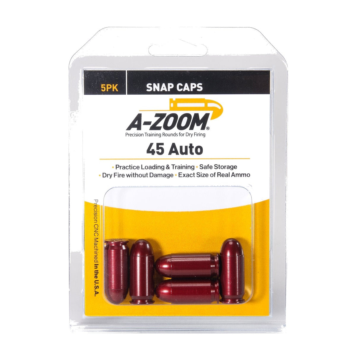 A-Zoom - Precision Pistol Snap Caps for 45 Auto — view 3