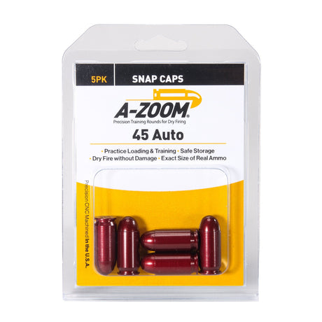 A-Zoom - Precision Pistol Snap Caps for 45 Auto