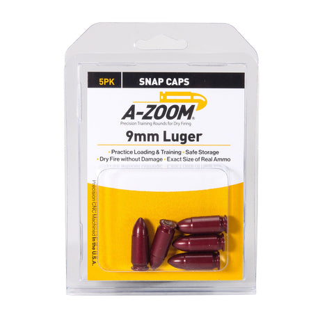A-Zoom - Precision Pistol Snap Caps for 9mm Luger