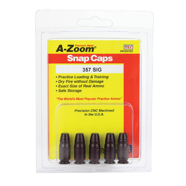A-Zoom - Precision Pistol Snap Caps for 357 Sig