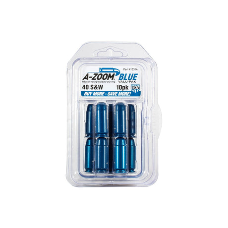 A-Zoom - Blue Snap Caps for 40 S&W, 10-Pack