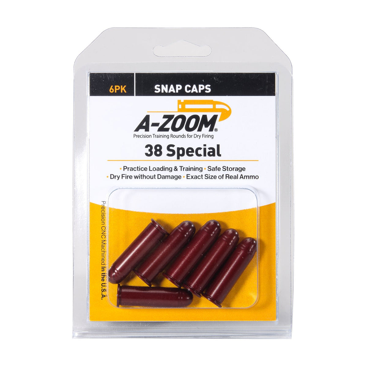A-Zoom - Revolver Snap Caps for 38 Special